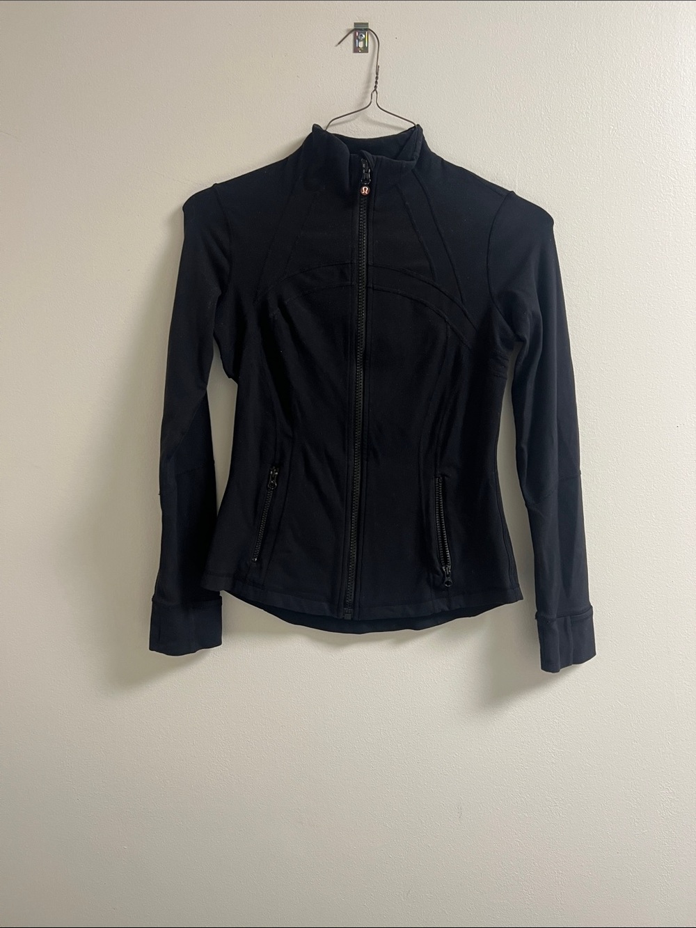 Lululemon Define Jacket Black Size 10 Full Zip Thumbholes